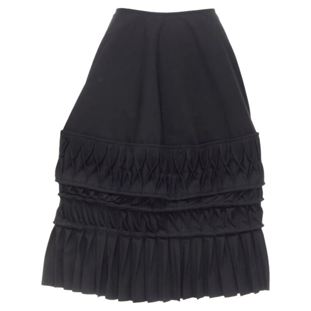 Junya Watanabe 3D origami pleated wrap skirt